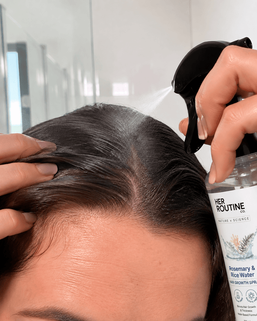 Her Growth Routine™ Rosemary + Rice Water Hair Growth Spray - HerRoutineCo