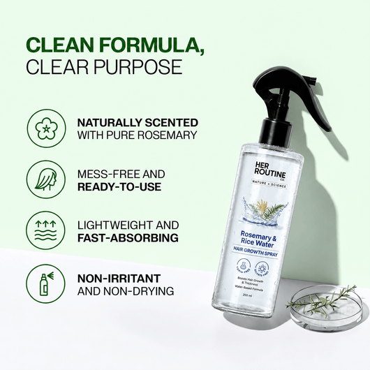 Her Growth Routine™ Rosemary + Rice Water Hair Growth Spray - HerRoutineCo